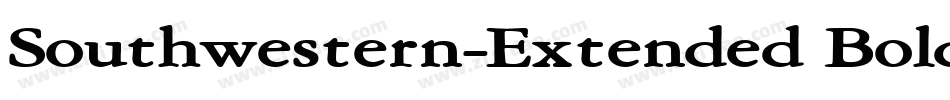 Southwestern-Extended Bold字体转换
